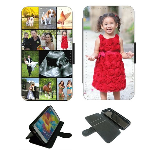Personalised flip wallet phone - personalised,