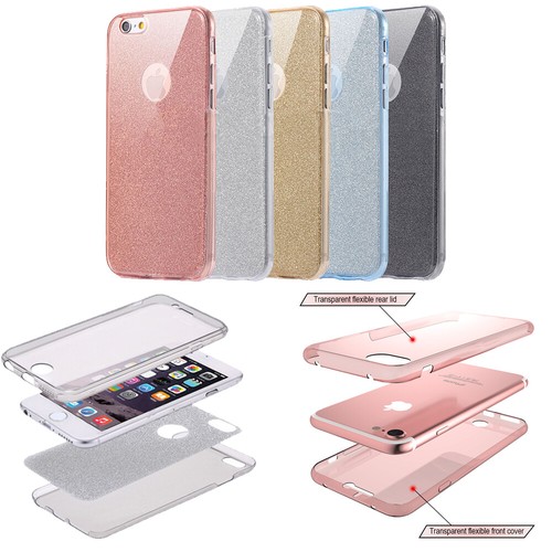 Coloured glitter full cover - coloured,